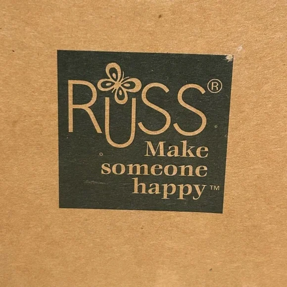 Russ Snowman Couple Figurine - Cream and Tan Approx. 7” - Picture 10 of 11